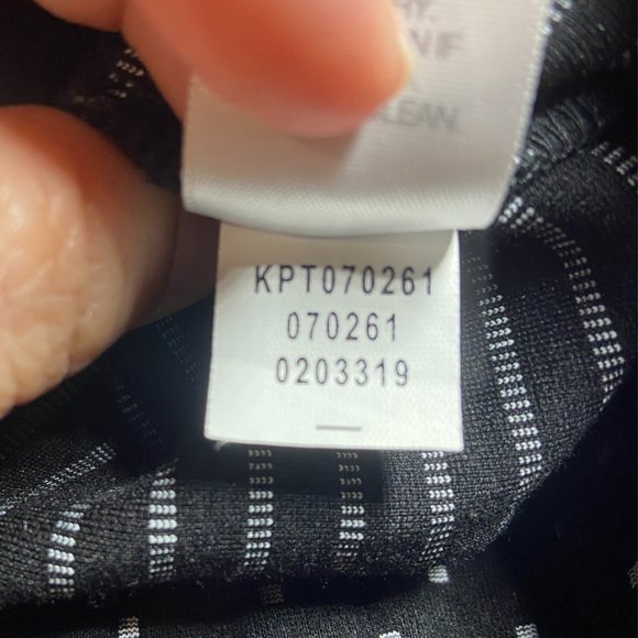 J Jill black polka dots Pants sz L - Picture 7 of 7